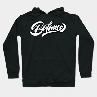 Lettering Design “Balance” Hoodie